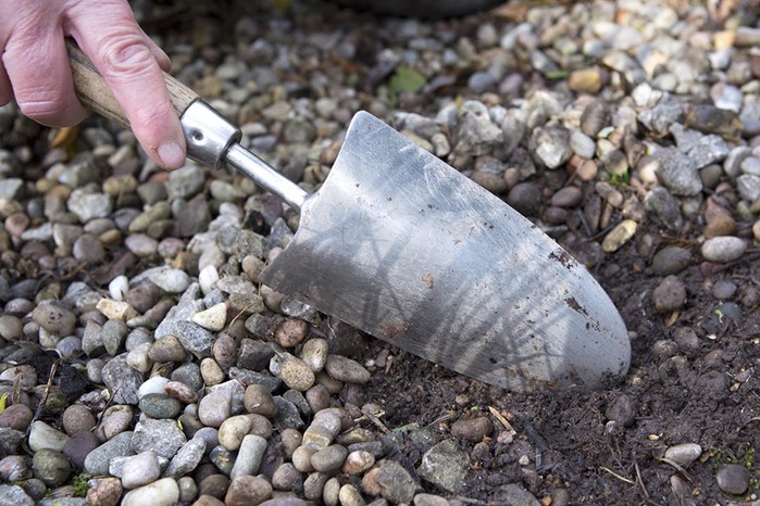 Mulches and mulching - gravel mulch around plants Mulches and mulching - gravel mulch around plants