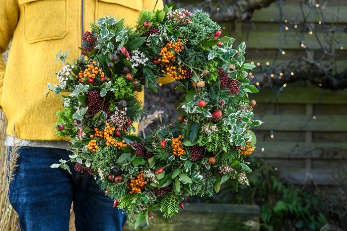 Merry and bright wreath Merry and bright wreath